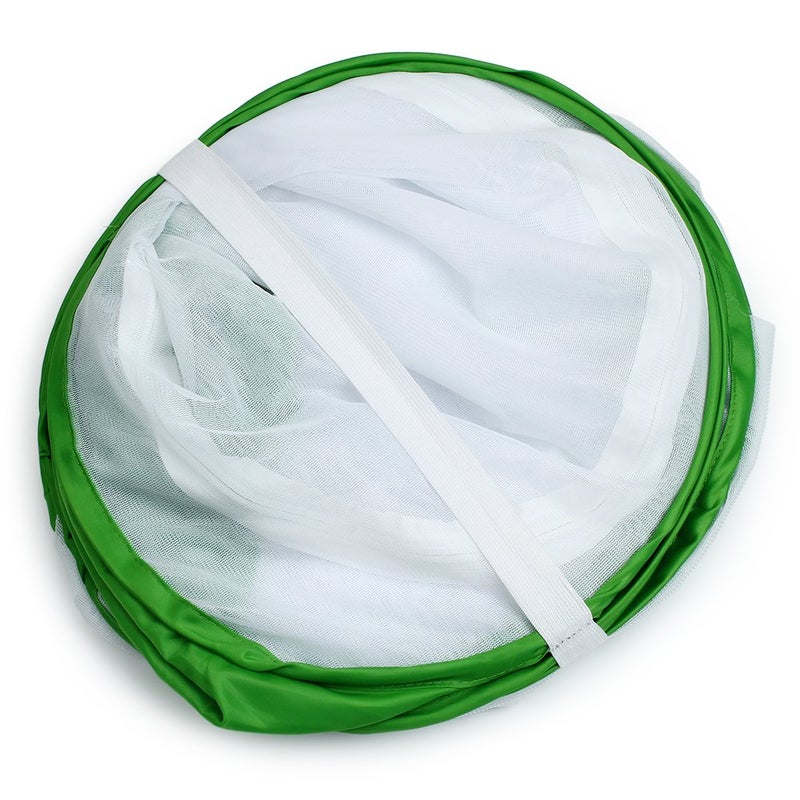 RESTCLOUD 4 Feet Extra Large Monarch Butterfly Habitat, Giant Collapsible Insect Mesh Cage Terrarium Pop-up (White + Green, 28 x 28 x 48 Inches) - Image 3